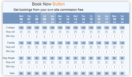 Book Now Button Channel Manager Integration